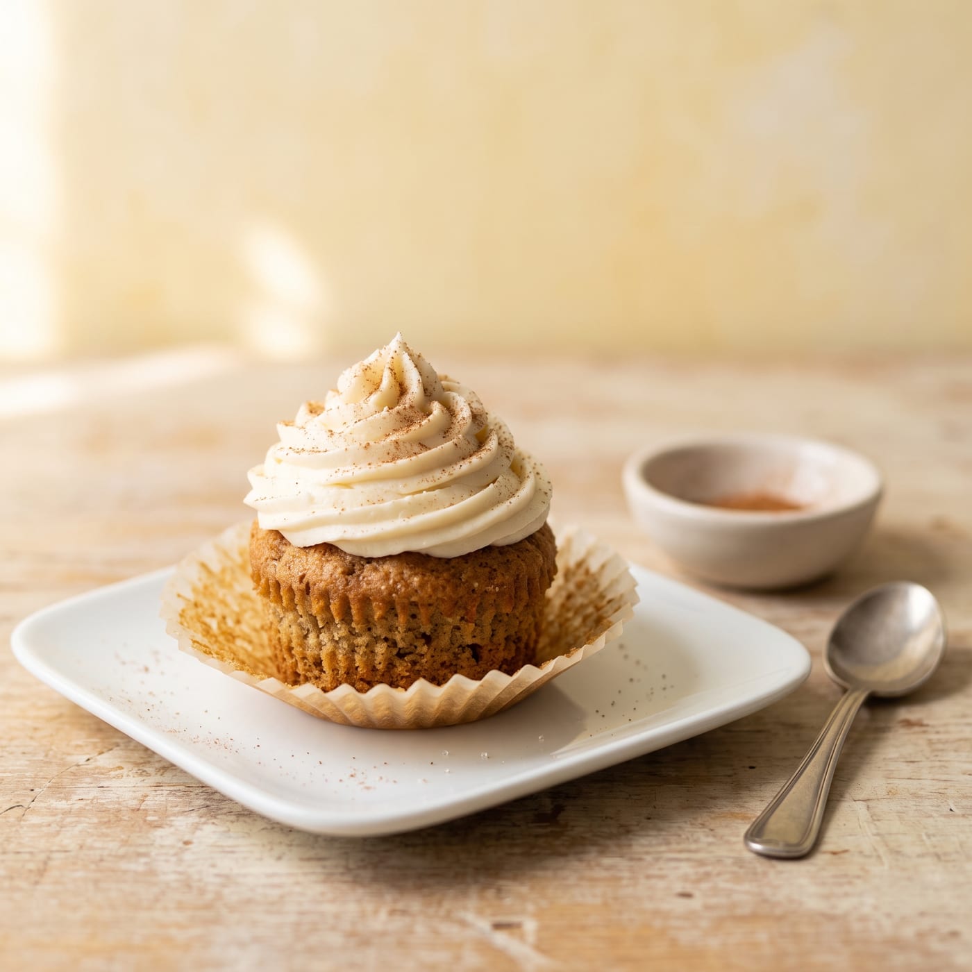 Keto Cinnamon Roll Cupcakes