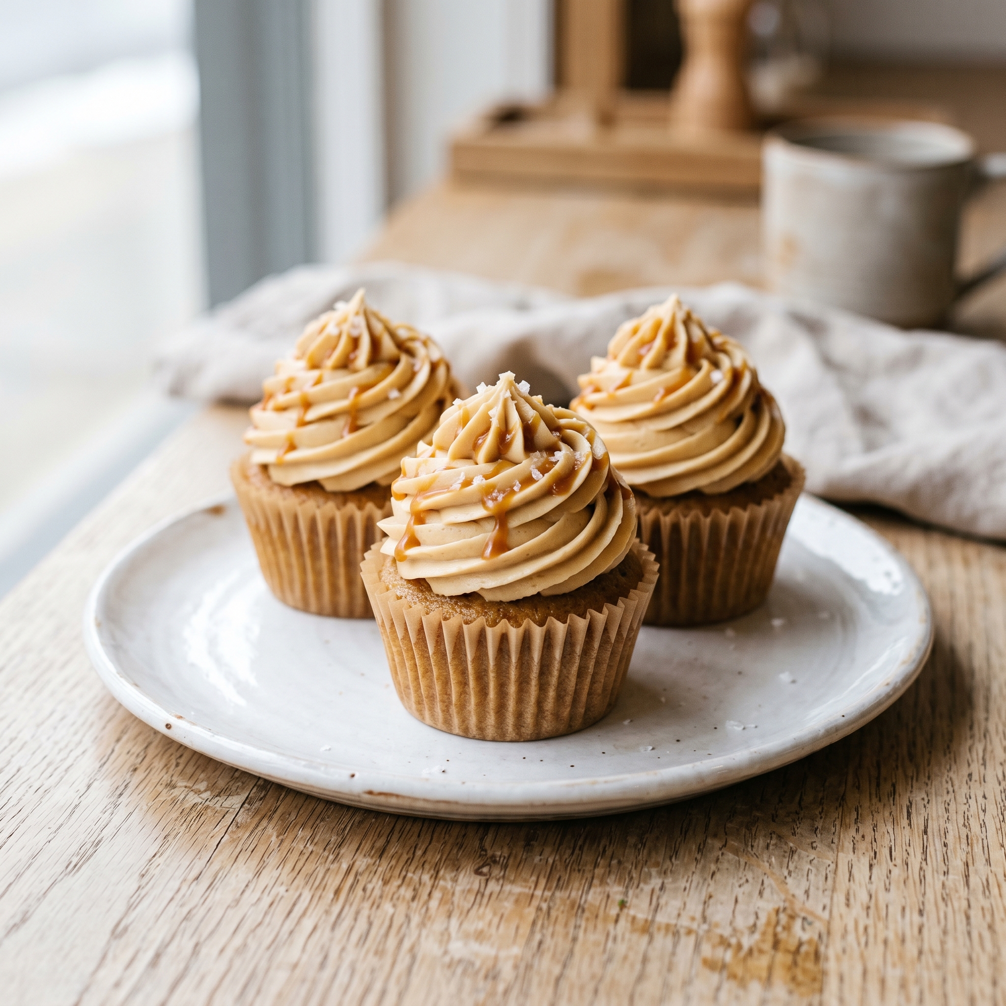 Miso Caramel Cupcakes