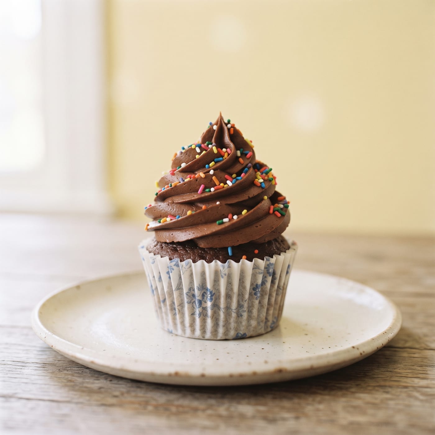 Nut-Free Chocolate Birthday Cupcakes