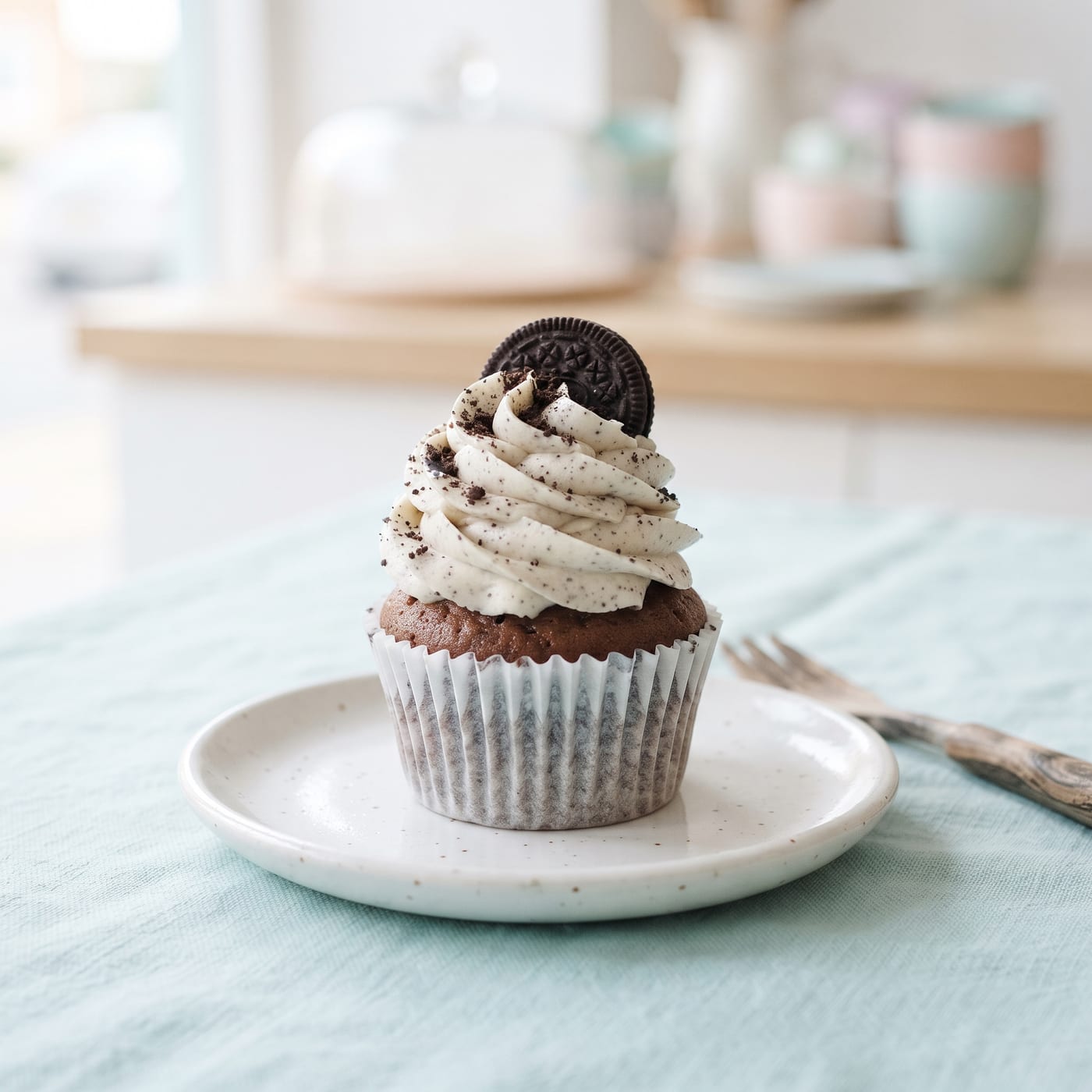 Nut-Free Cookies & Cream Cupcakes