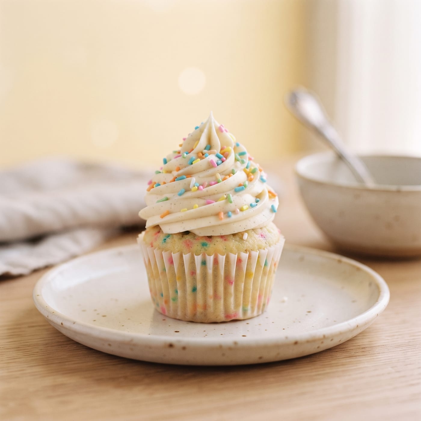 Nut-Free Funfetti Cupcakes
