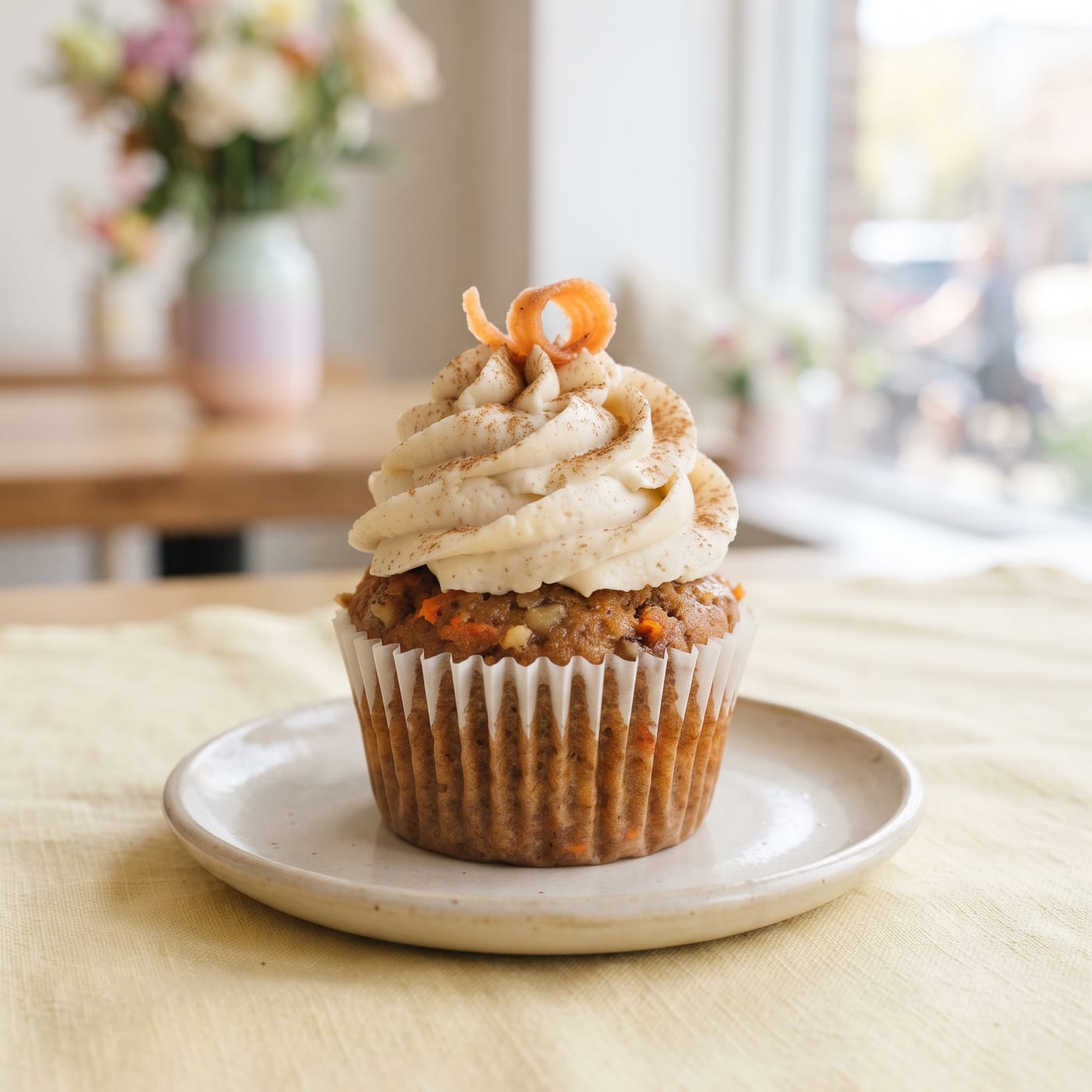 Vegan Carrot Cream Cupcakes