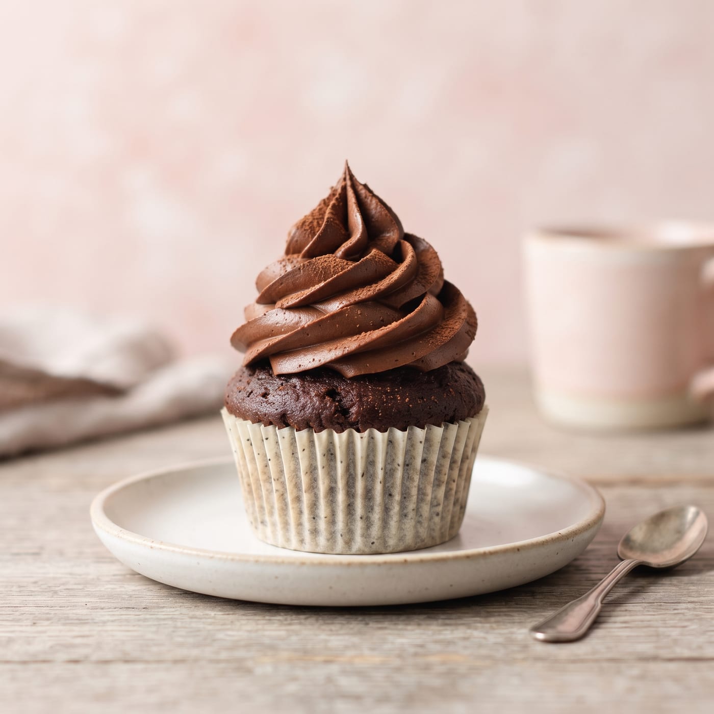 Vegan Chocolate Silk Cupcakes