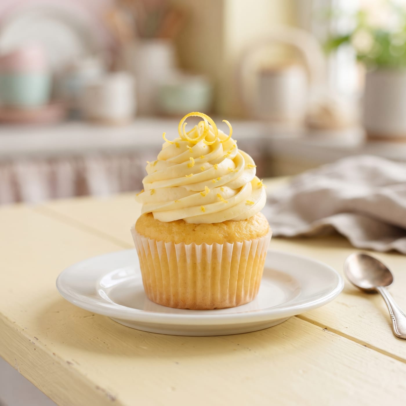 Vegan Lemon Sunshine Cupcakes