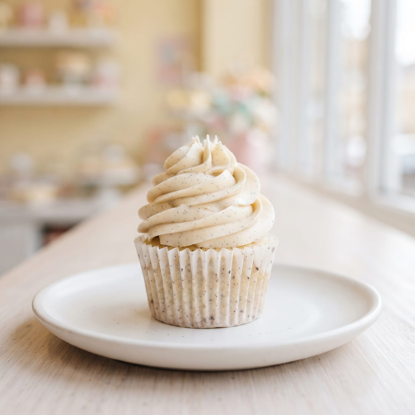 Vegan Vanilla Bean Cupcakes