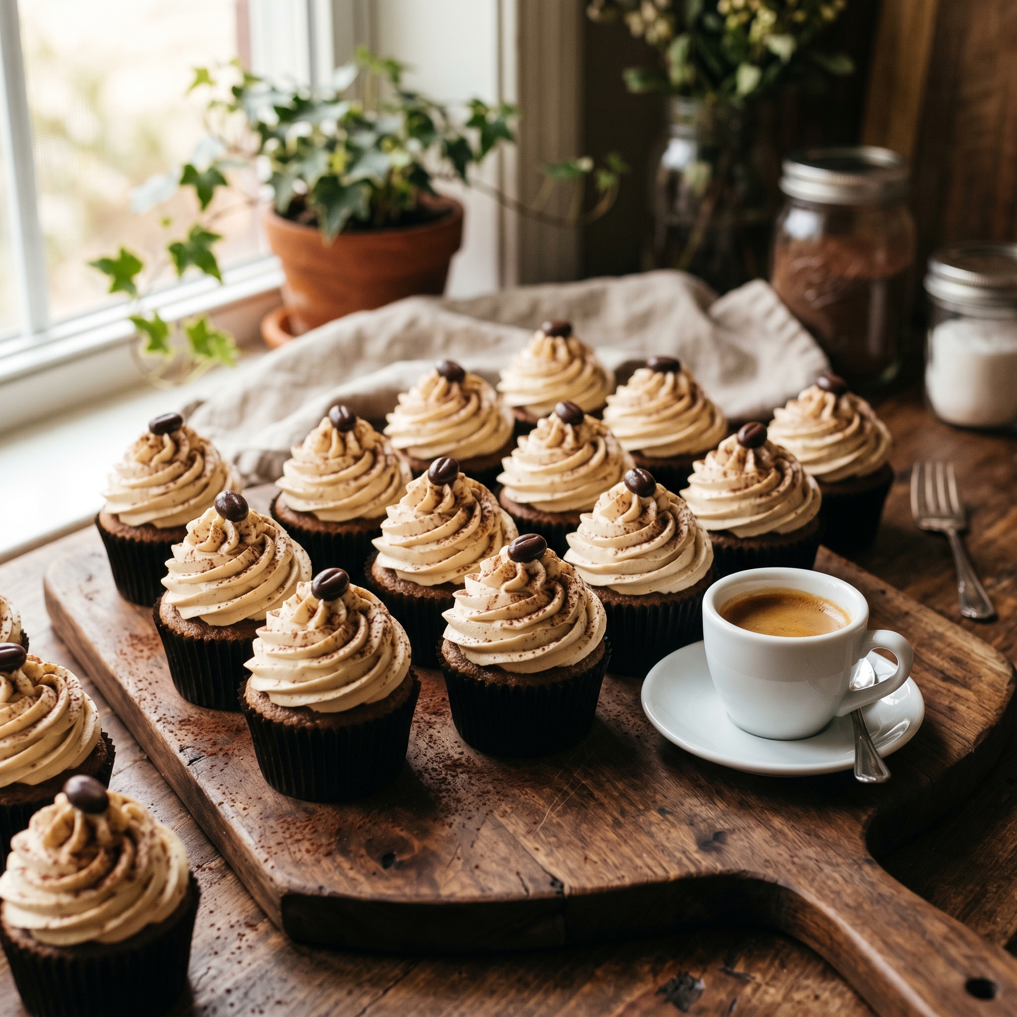 Irish Coffee Cupcakes
