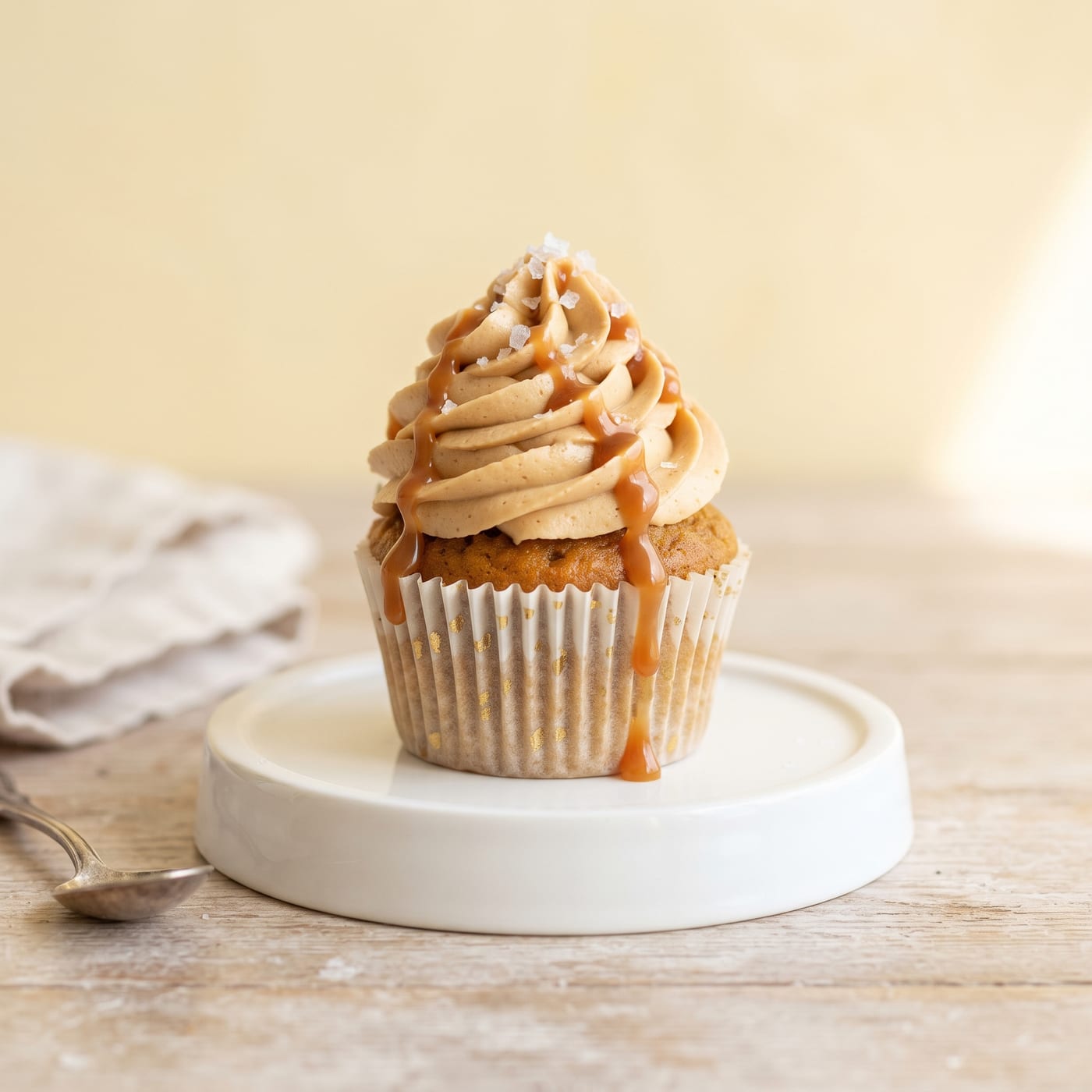 Salted Caramel Harvest Cupcakes